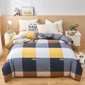 Quilt Cover Single Wholesale Pure Cotton Single Double Student Dormitory Three-piece Set (Option: Manhattan-Twin 4piece suite200x230)