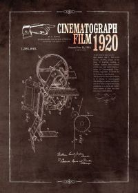 Vintage Industrial Mechanical Drawings Wall Decoration Canvas Poster (Option: 8 Style-30x40cm)