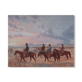 Home Fashion Vintage Cowboy Portrait Oil On Canvas Poster (Option: EPB22046-20x25cm)