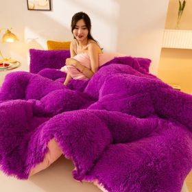 Super Soft Long Fleece Mink Crystal Velvet Thickened Warm Winter Quilt (Option: Meizi Jade-200x230cm about4.75kg)