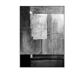 Scandinavian Abstract Gray Wall Art Modern Picture Poster (Option: B-20x30cm)