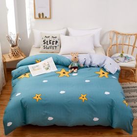 Quilt Cover Single Wholesale Pure Cotton Single Double Student Dormitory Three-piece Set (Option: Attach oneself to-single 3piece set160X210)