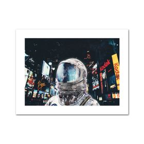 Astronaut Moon Mars Print Fashion Poster Canvas Painting (Option: JC5751-50x75cm)