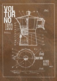 Vintage Industrial Mechanical Drawings Wall Decoration Canvas Poster (Option: 14 Style-30x40cm)