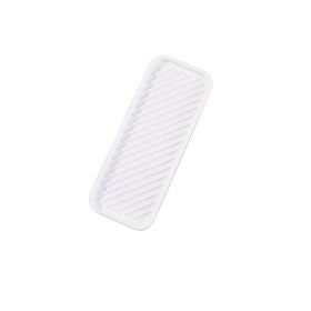 Silicone Soap Rack Draining Rack Simple Thickened Water Draining (Option: White-Medium 22.8x9CM)