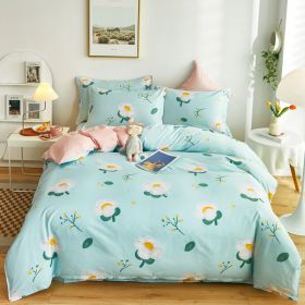 Cotton Duvet Cover One-piece Wholesale Pure Single Double Student Dormitory Bed Sheet Four-piece Set (Option: Beauty Like Jade-Double Quilt Cover 200X 230cm)