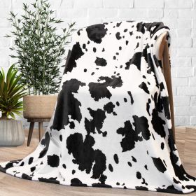 Cow Print Blanket Flannel Blanket (Option: 3style-150 × 200cm)